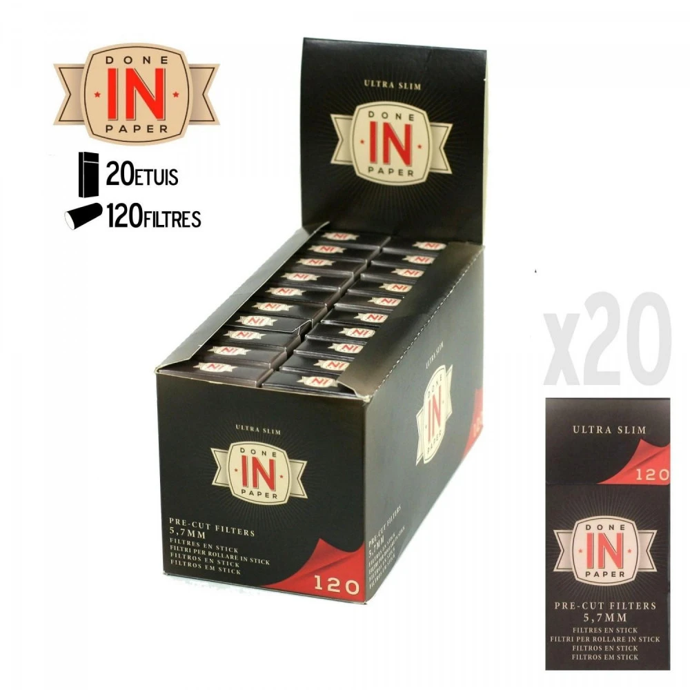 20 Etuis Filtres Sticks - Done In Paper 4 20 Etuis Filtres Sticks - Done In Paper – Image 2