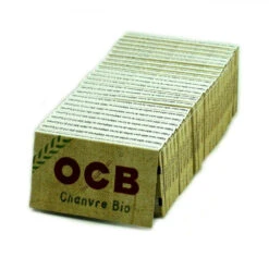 Lot De 25 Carnets De Papier à Rouler OCB Bio -Fournitures Pour Fumeurs 25 paquets ocb chanvre bio regular 2