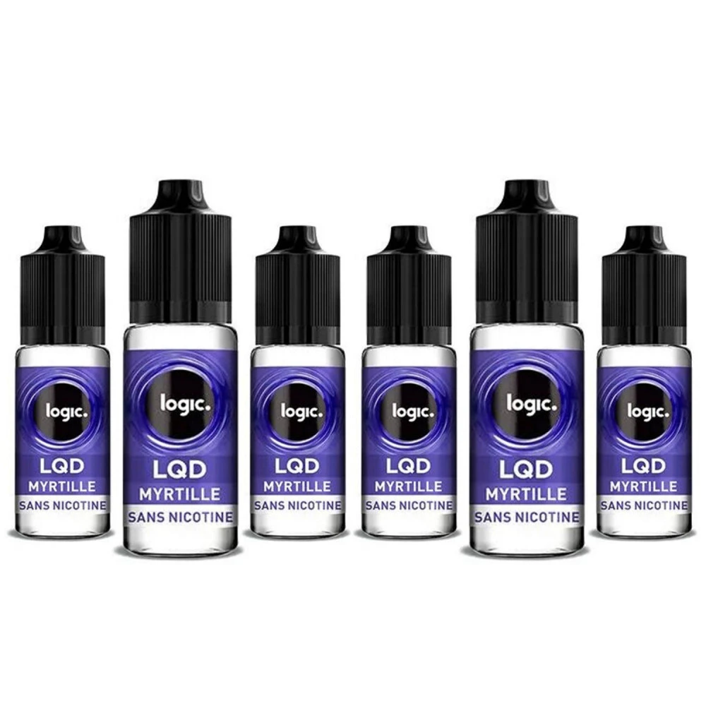6 Bouteilles Logic LQD 0 Mg/ml - Myrtille 3 6 Bouteilles Logic LQD 0 Mg/ml - Myrtille
