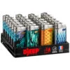 Barquette De 24 Briquets Djeep Assortis - Underwater -Fournitures Pour Fumeurs barquette de 24 briquets djeep assortis underwater
