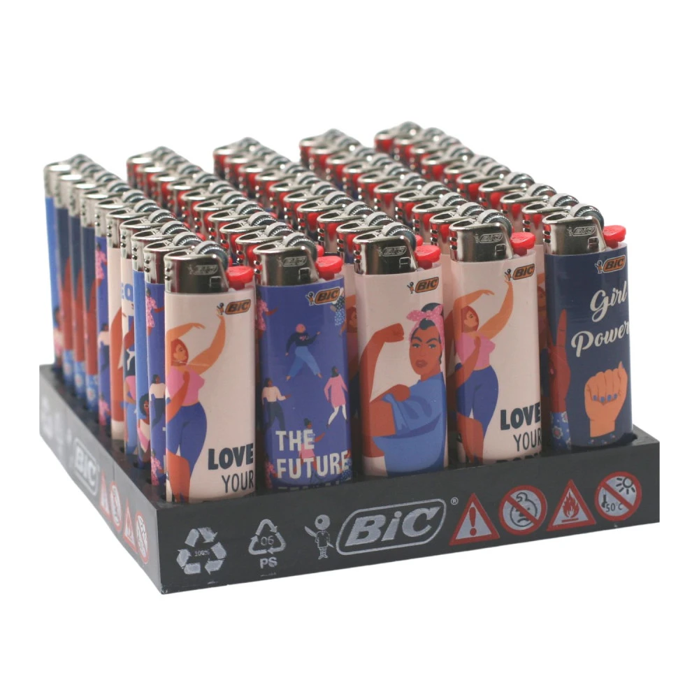 Bic Barquette De 50 Briquets J26 Girl Power 3 Bic Barquette De 50 Briquets J26 Girl Power