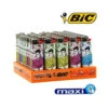 Boite De 50 Briquets Maxi BIC - Femme éventail -Fournitures Pour Fumeurs boite de 50 briquets maxi bic femme eventail