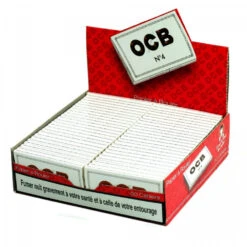 Boite De 50 Cahiers Papier à Rouler - OCB Blanc -Fournitures Pour Fumeurs boite de 50 cahiers papier a rouler ocb blanc 2