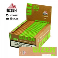 Boite De 50 Carnets De Feuille à Rouler - GIZEH PURE King Size Slim 9 Boite De 50 Carnets De Feuille à Rouler - GIZEH PURE King Size Slim -Fournitures Pour Fumeurs boite de 50 carnets de feuille a rouler gizeh pure king size slim 2