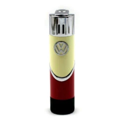 Briquet Cylindre Bicolore Volkswagen Rouge Et Beige