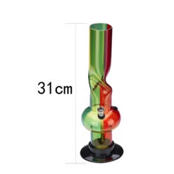 Champ High - Twist Rasta Bang 32 X 6 Cm -Fournitures Pour Fumeurs champ high twist rasta bang 32 x 6 cm 2