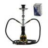 Chicha Al Malik - Double Tuyaux - Or 1 Chicha Al Malik - Double Tuyaux - Or -Fournitures Pour Fumeurs chicha al malik double tuyaux or
