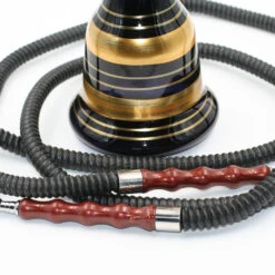 Chicha Al Malik - Double Tuyaux - Or 9 Chicha Al Malik - Double Tuyaux - Or -Fournitures Pour Fumeurs chicha al malik double tuyaux or 2