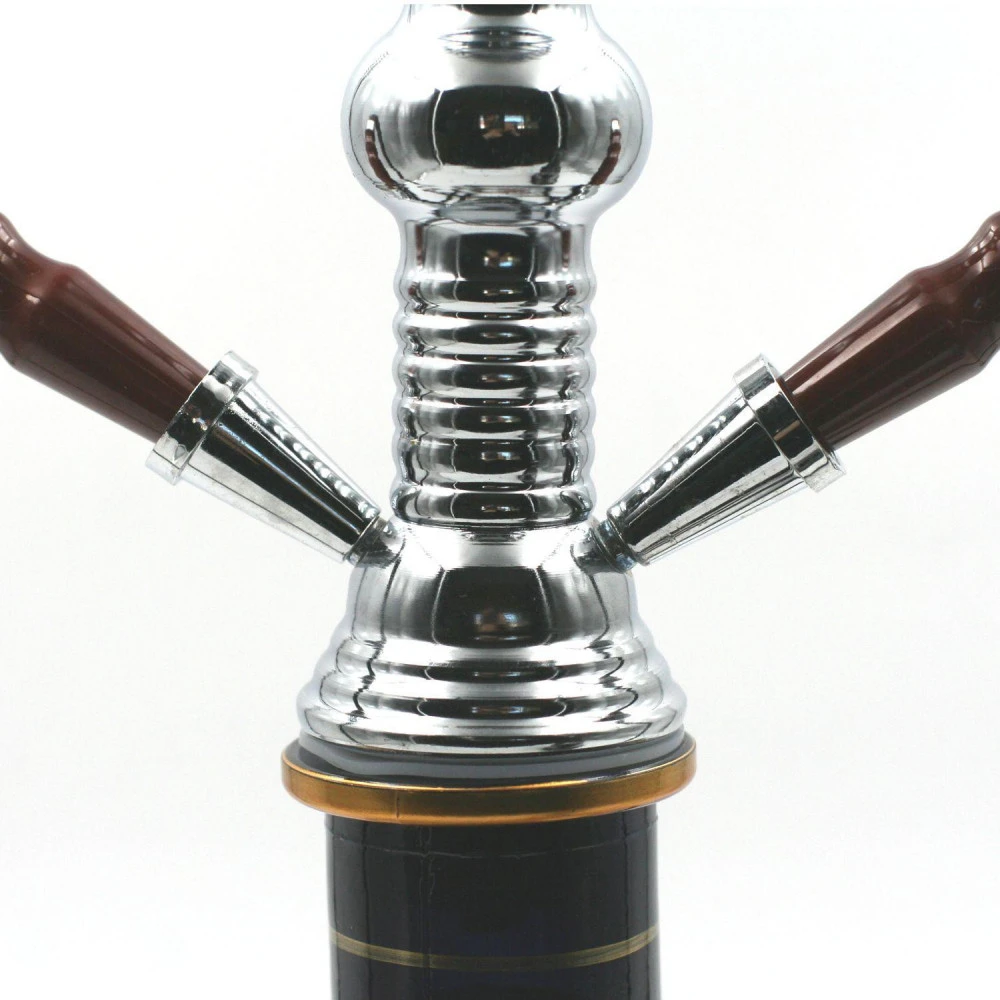 Chicha Al Malik - Double Tuyaux - Or 6 Chicha Al Malik - Double Tuyaux - Or – Image 4