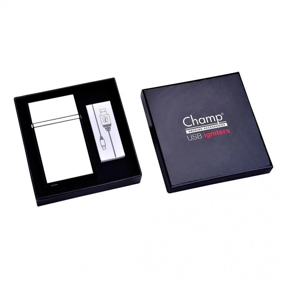 Champ Etui à Cigarettes Avec Allume-Cigarette - Blanc 3 Champ Etui à Cigarettes Avec Allume-Cigarette - Blanc