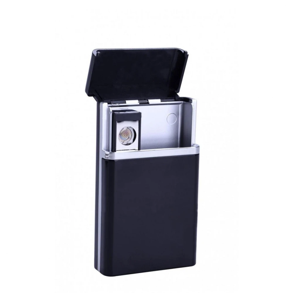 Champ Etui à Cigarettes Avec Allume-Cigarette - Noir 7 Champ Etui à Cigarettes Avec Allume-Cigarette - Noir – Image 5