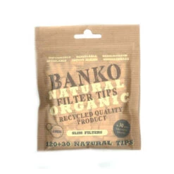 Lot De 10 Sachets De 150 Filtres - BANKO Natural -Fournitures Pour Fumeurs lot de 10 sachets de 150 filtres banko natural 3