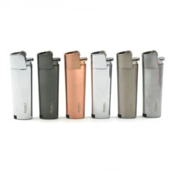 Lot De 12 Briquets Métal Luxe Atomic -Fournitures Pour Fumeurs lot de 12 briquets metal luxe atomic 3