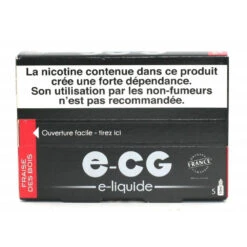 Lot De 5 Flacons E-CG - Fraise Des Bois 11 Mg/ml -Fournitures Pour Fumeurs lot de 5 flacons e cg fraise des bois 11 mg ml 1