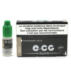 Lot De 5 Flacons E-CG - Goût Brun 3 Mg/ml
