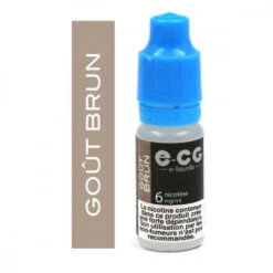 Lot De 5 Flacons E-CG - Goût Brun 6 Mg/ml -Fournitures Pour Fumeurs lot de 5 flacons e cg gout brun 6 mg ml 2