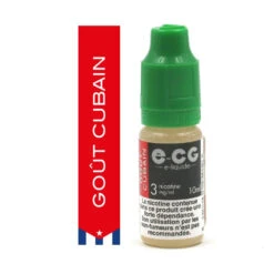 Lot De 5 Flacons E-CG - Goût Cubain 3 Mg/ml -Fournitures Pour Fumeurs lot de 5 flacons e cg gout cubain 3 mg ml 2