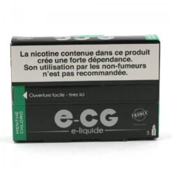 Lot De 5 Flacons E-CG - Goût Menthe Chloro 3 Mg/ml -Fournitures Pour Fumeurs lot de 5 flacons e cg gout menthe chloro 3 mg ml 1