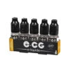 Lot De 5 Flacons E-CG - Goût Oriental 16 Mg/ml -Fournitures Pour Fumeurs lot de 5 flacons e cg gout oriental 16 mg ml