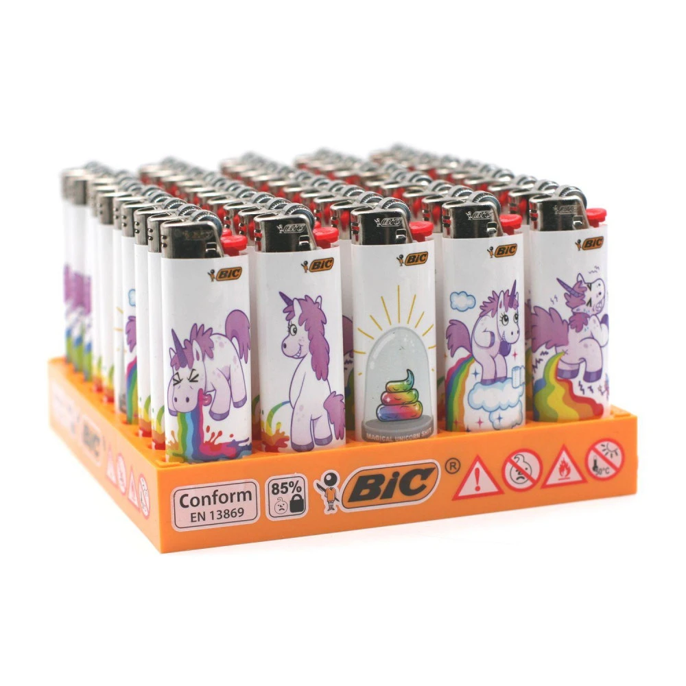 Bic Lot De 50 Briquets J26 - Licorne Trash Arc En Ciel 4 Bic Lot De 50 Briquets J26 - Licorne Trash Arc En Ciel – Image 2
