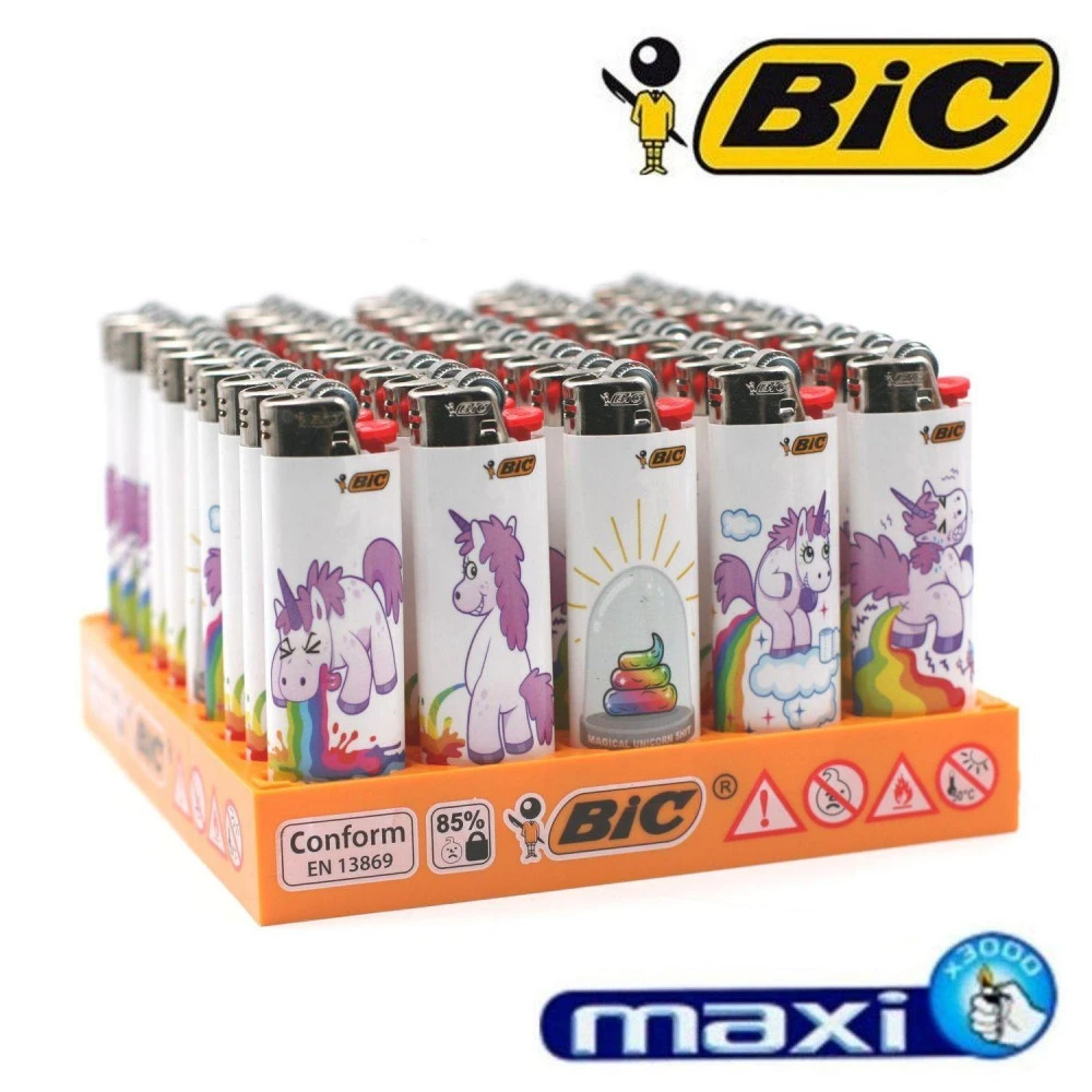 Bic Lot De 50 Briquets J26 - Licorne Trash Arc En Ciel 3 Bic Lot De 50 Briquets J26 - Licorne Trash Arc En Ciel