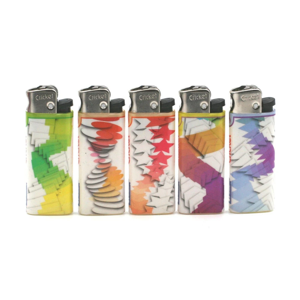 Lot De 50 Briquets Mini Cricket Motif – Spiral 4 Lot De 50 Briquets Mini Cricket Motif – Spiral – Image 2