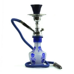 Forest Narguilé à Tête De Mort (33 Cm) - Bleu