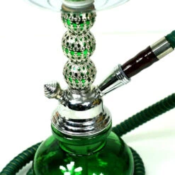 Narguilé Simple Tuyau - Vert -Fournitures Pour Fumeurs narguile simple tuyau vert 3