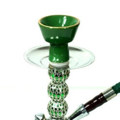 Narguilé Simple Tuyau - Vert -Fournitures Pour Fumeurs narguile simple tuyau vert 4