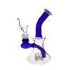 Champ Pipe - Bong En Verre - 16cm Bleu -Fournitures Pour Fumeurs pipe bong en verre 16cm bleu