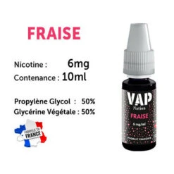 Vap Nation Lot De 5 Liquides - Fraise 6 Mg