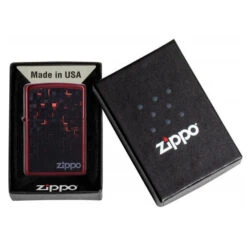 Zippo Black Cubes Design 60005312 -Fournitures Pour Fumeurs zippo black cubes design 60005312 2