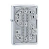 Zippo Briquet Dollar Chrome Poli Avec Cristaux -Fournitures Pour Fumeurs zippo briquet dollar chrome poli avec cristaux