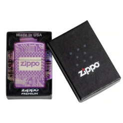 Zippo Design Circuit Board Violet 60005277 -Fournitures Pour Fumeurs zippo design circuit board violet 60005277 2