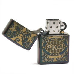 Zippo Design Scroll Art Déco Vert 60005289 -Fournitures Pour Fumeurs zippo design scroll art deco vert 60005289 2